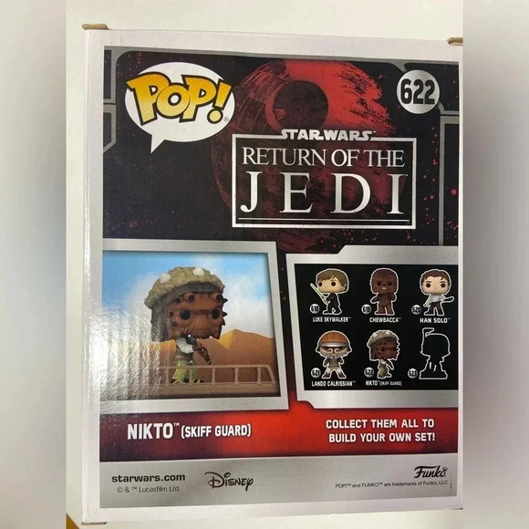 Star Wars - Jabba’s Skiff : Nikto (Skiff Guard) Large Bobblehead #622 Funko Pop! - Picture 6 of 10